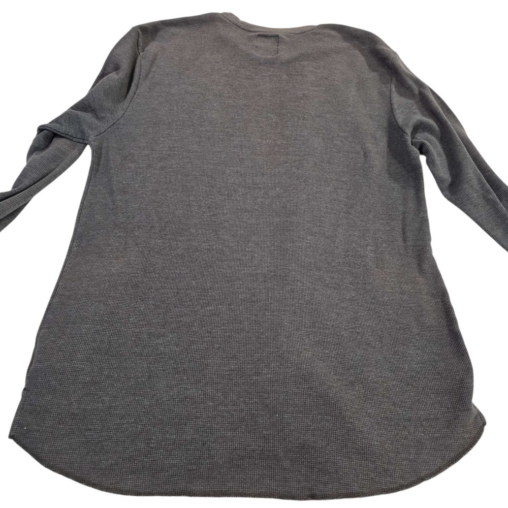 Ecko Unltd. Thermal Long Sleeve Shirt Crewneck Graphic Patch Size 2XL Gray New - Picture 12 of 13